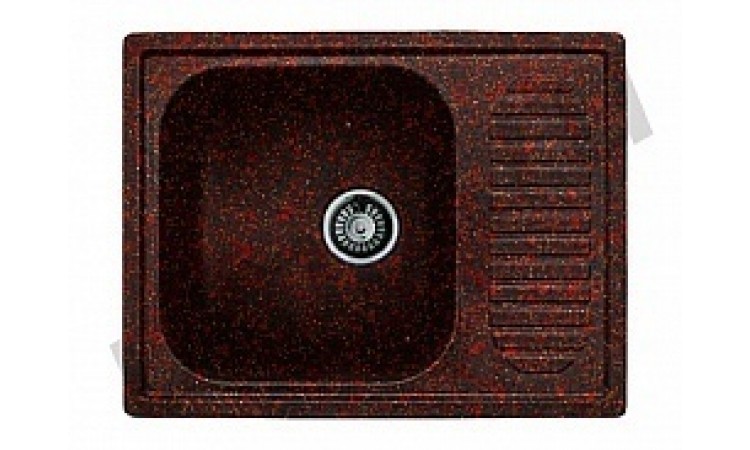 Мойка искусственный камень GF-S645L красный марс