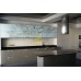 Bellotto - кухня со светлым фартуком на площадь 9,3 кв. м. 