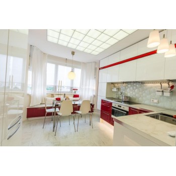 Bolzoni - кухня с фасадами софттач на площадь 9,1 кв. м. 