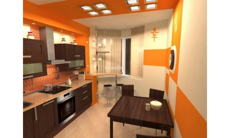 Antonelli - кухня с современным дизайном на площадь 8,4 кв. м. 
