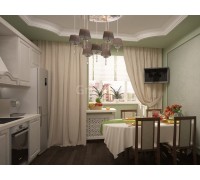 ОЛИВИЯ - кухня с навесными шкафами, размер 11,9кв метра
