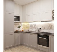 КЛАЙД - кухня с навесными шкафами (размер 2,8×2,3 метра)