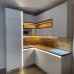 АФИНА - кухня с глянцевыми фасадами (размер 2,2×2,4 метра)